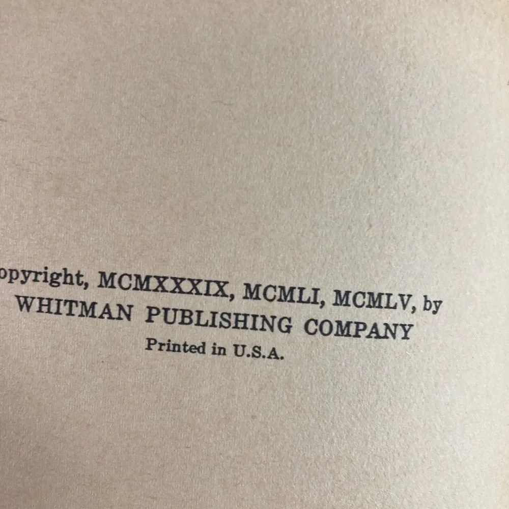 1955 Huckleberry Finn Tom‎ Sawyer's Comrade Whitman Pub HC Illustrated Vintage